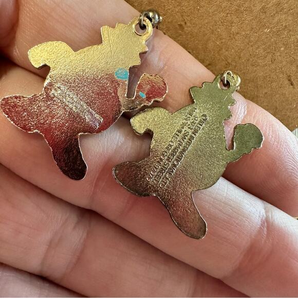 BOGO FREE Vintage Oregon Happy Egg Earrings - Picture 2 of 8